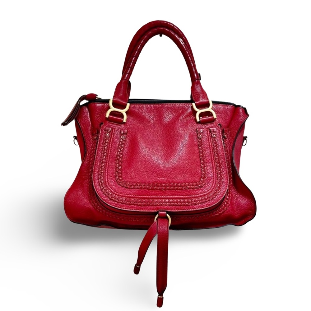 🎉HOST PICK🎉 CHLOE Marcie Medium Zip Leather Satchel/Shoulder Bag